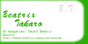 beatrix takaro business card